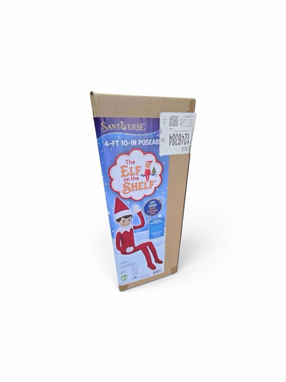 NEW Sealed 5ft Poseable Giant Elf on the Shelf Christmas Decor plush NEW IN BOX